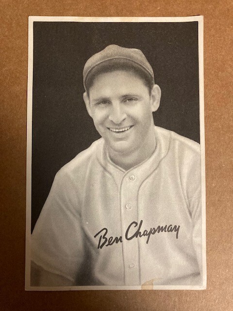 bluemanページ 1939 (R303-B) GOUDEY PREMIUMS BEN CHAPMAN (stain) | eBay