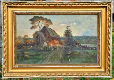 Valfrid Nelson 1849   1930 - Oil Painting   Country Life Arte Arte