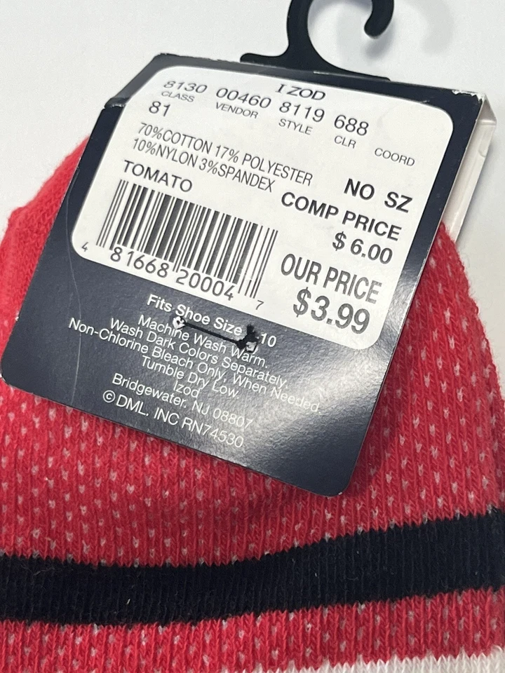 Calcetines Izod para mujer talla 9-11, 2 pares. Foto 4 de 4