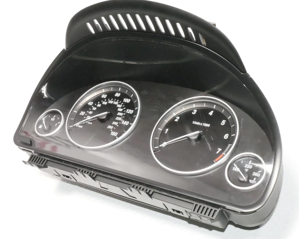 Cuadro de instrumentos velocímetro medidor pantalla de visualización Speedo OEM BMW F10 F15 Foto 3 de 4