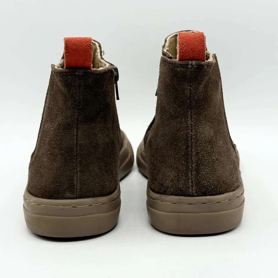 Мини Boden коричневый замшевый стороны молнии Chelsea ботинки - Kids ЕС 37 / США 7 - Изображение 4 из 4