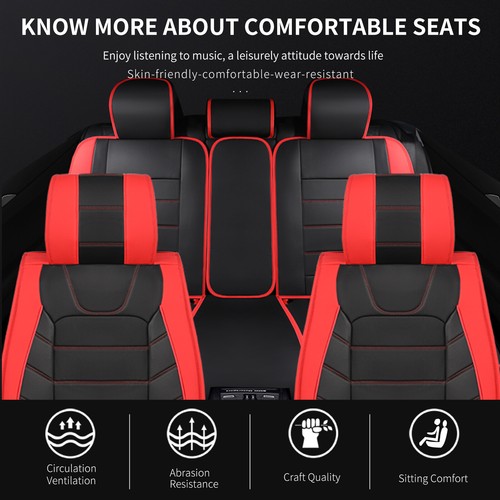 SUV Truck Car Seat Covers Full Set Front Leather 2/5 Seater For NISSAN Xterra eBay