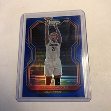2021 Panini Prizm WNBA Tianna Hawkins Blue Prizm #081/149 Atlanta Dream