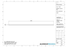 Aluminium Flat Bar "Powder-Coated" Aluminium Flat Material Aluminium Profile Flat Iron Flat Steel 40 X 8 Mm X 1,500 -5 Mm Black RAL 9005 Glossy - View #8