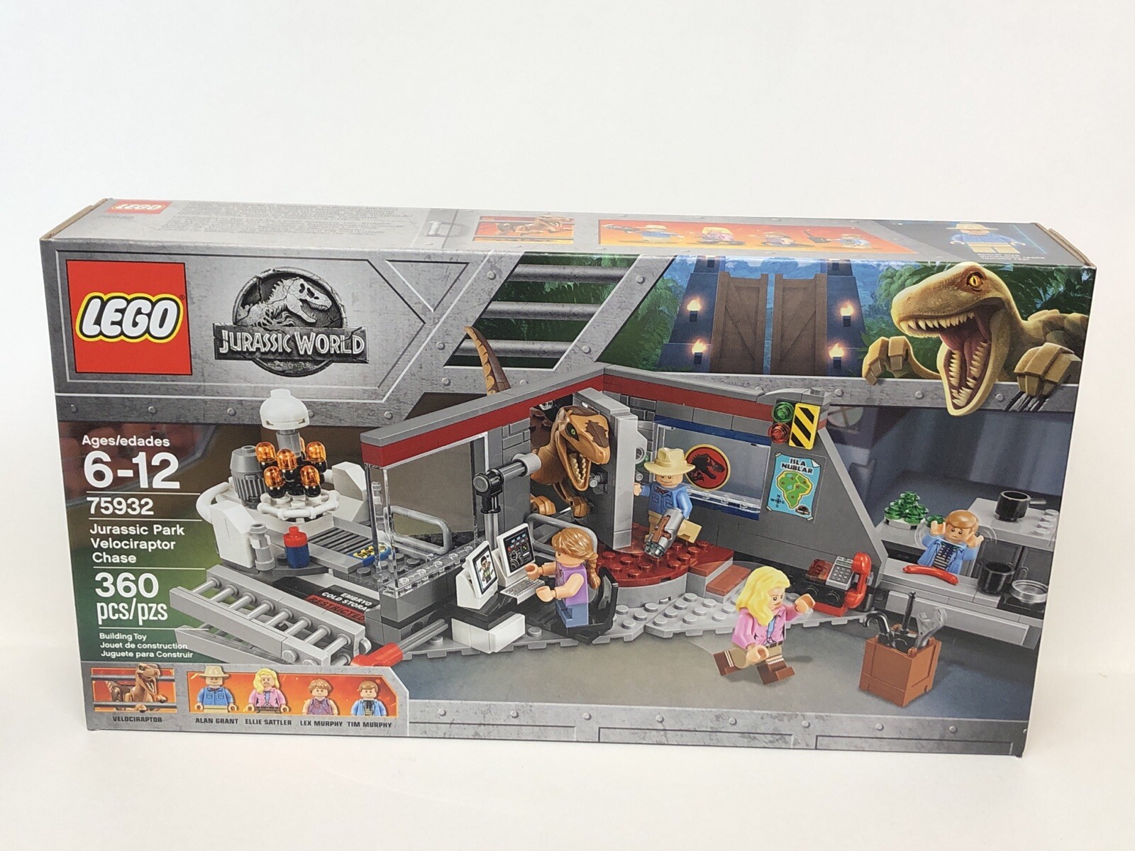 jurassic world lego velociraptor chase