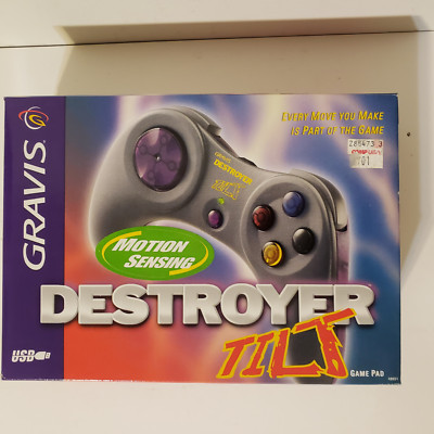 Gravis Destroyer Tilt USB Game Pad - Controller - new in Open Box 48051