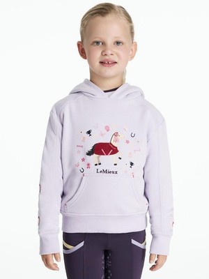 LeMieux Mini Romi Hoodie Flieder | Brushed Cotton, Pony Figur, Kängurutasche