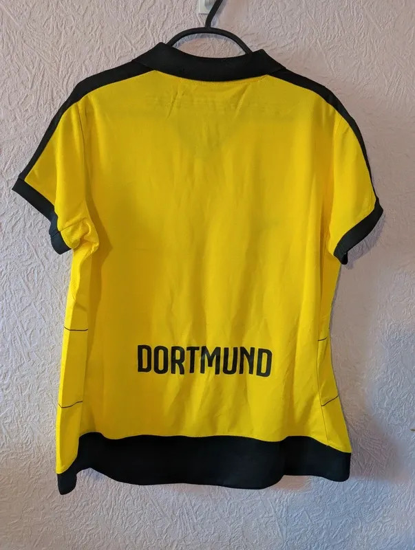 Puma Borussia Dortmund 2016 17 Home Shirt Womens UK 16 BVB Football Jersey image 5