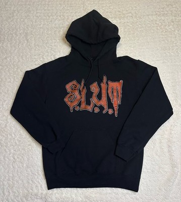 Techno S.L.U.T hoodie Grail RARE underground Grunge Black Merch Band Concert S