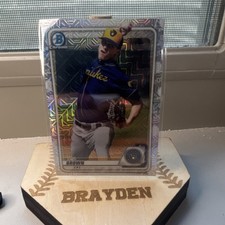Bowman 2020 Chrome Prospects Mojo Refractor #BCP-34 Zack Brown Brewers