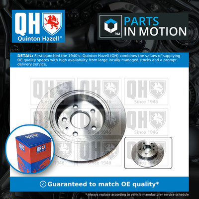 2x Brake Discs Pair Solid fits VAUXHALL ASTRA K 1.6D Rear 2015 on 264mm Set QH