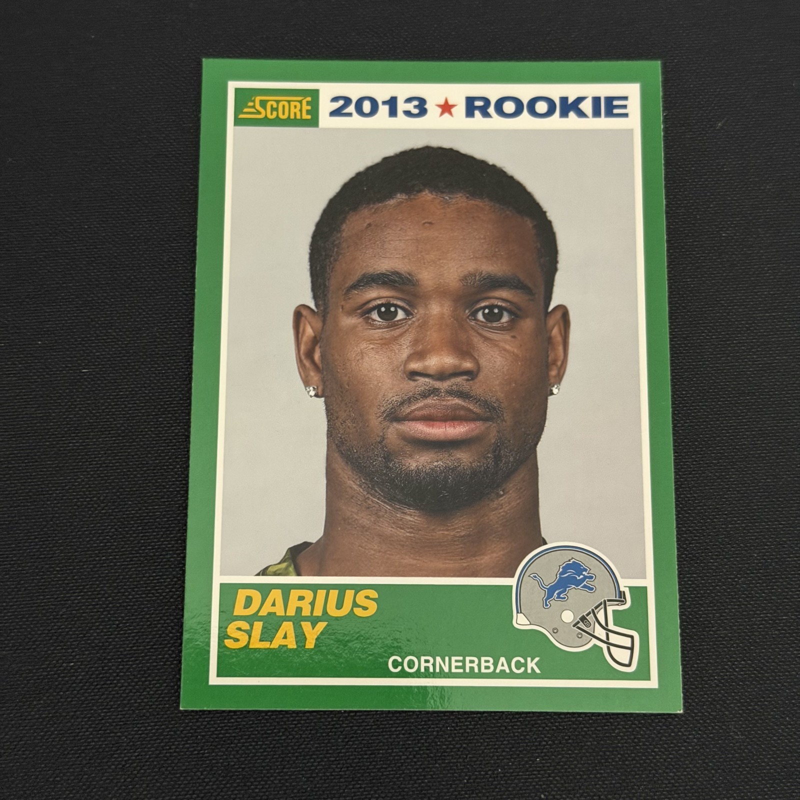 2013 Score Darius Slay #342 Rookie Card RC Detroit Lions