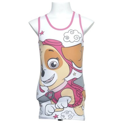 Nick Jr., Tank­top, Größe: 122/128, Weiß/Mehrfarbig, Baumwolle/Elasthan #iGo