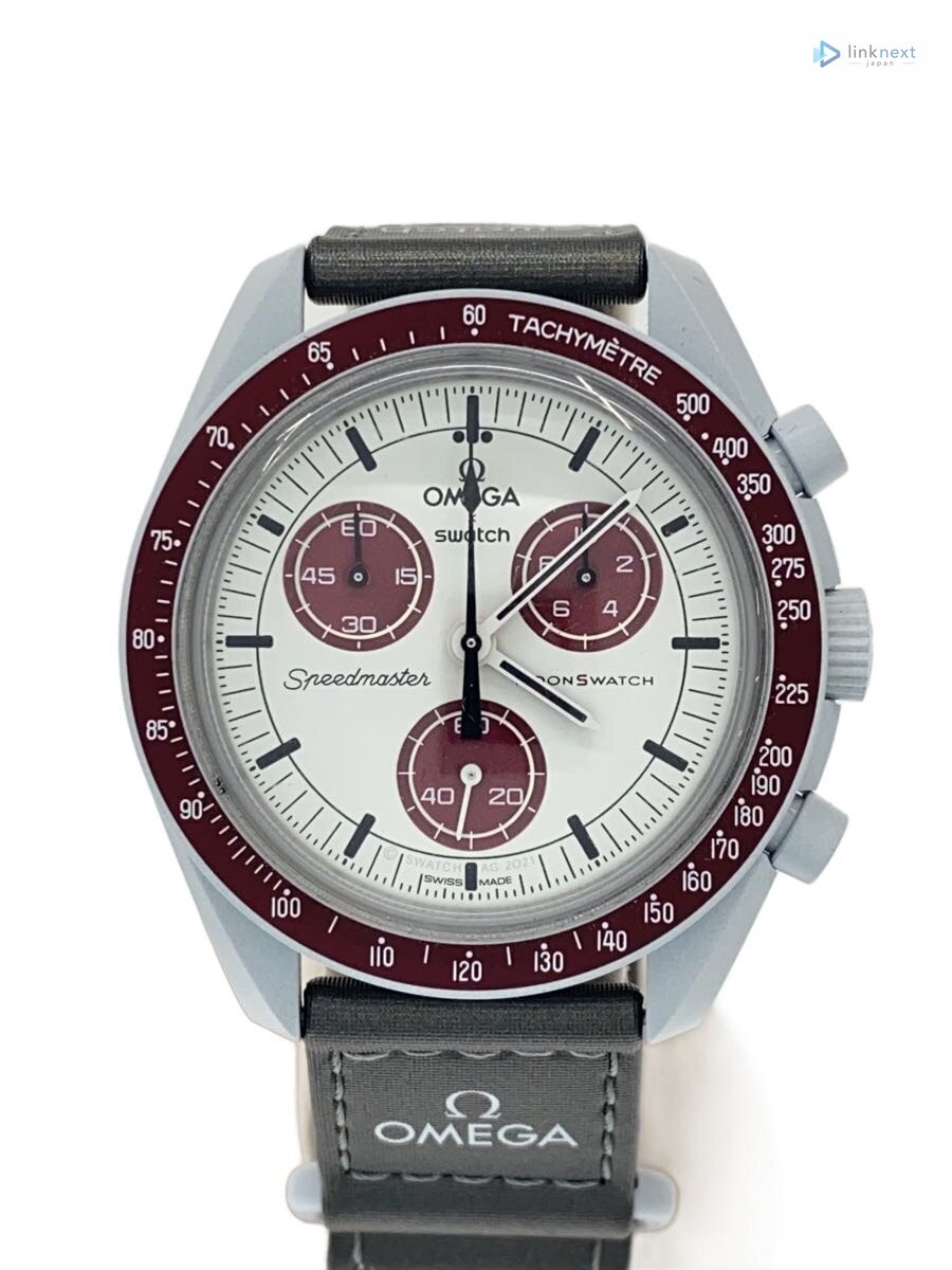 SWATCH x OMEGA Speedmaster Chronograph White/Grey