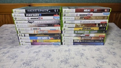 Lot of 22 Microsoft Xbox 360 Games Batman Arkham Dead Space 2 Star Wars As-Is