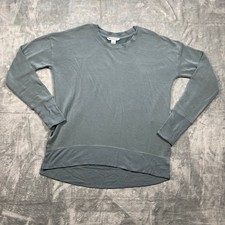 Athleta Women's Blue Long Sleeve Crew Neck Sweatshirt Pullover Size S