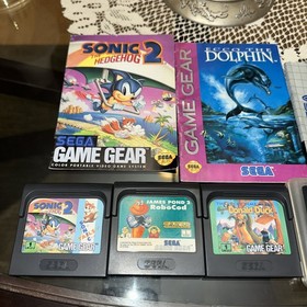 SEGA Game Gear Cartridge and Case Lot - Untested PAL mainly lot. Look at photos.