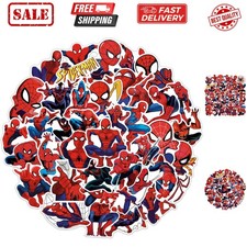 50pcs Spiderman Stickers for Kids, Cool Waterproof Vinyl Decal for Teen Adult...