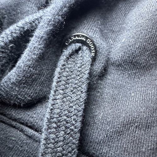CANADA GOOSE HURON FELPA CON CAPPUCCIO / Pullover taglia: M nero uomo 7403MB - Foto 7 di 14