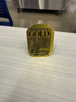 *RARE & EXCLUSIVE* McDonald’s Special Edition Gold Sauce Limited