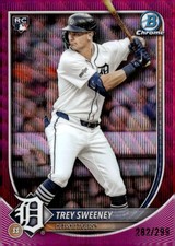 2025 Bowman Chrome Trey Sweeney #25 Pink /299 RC
