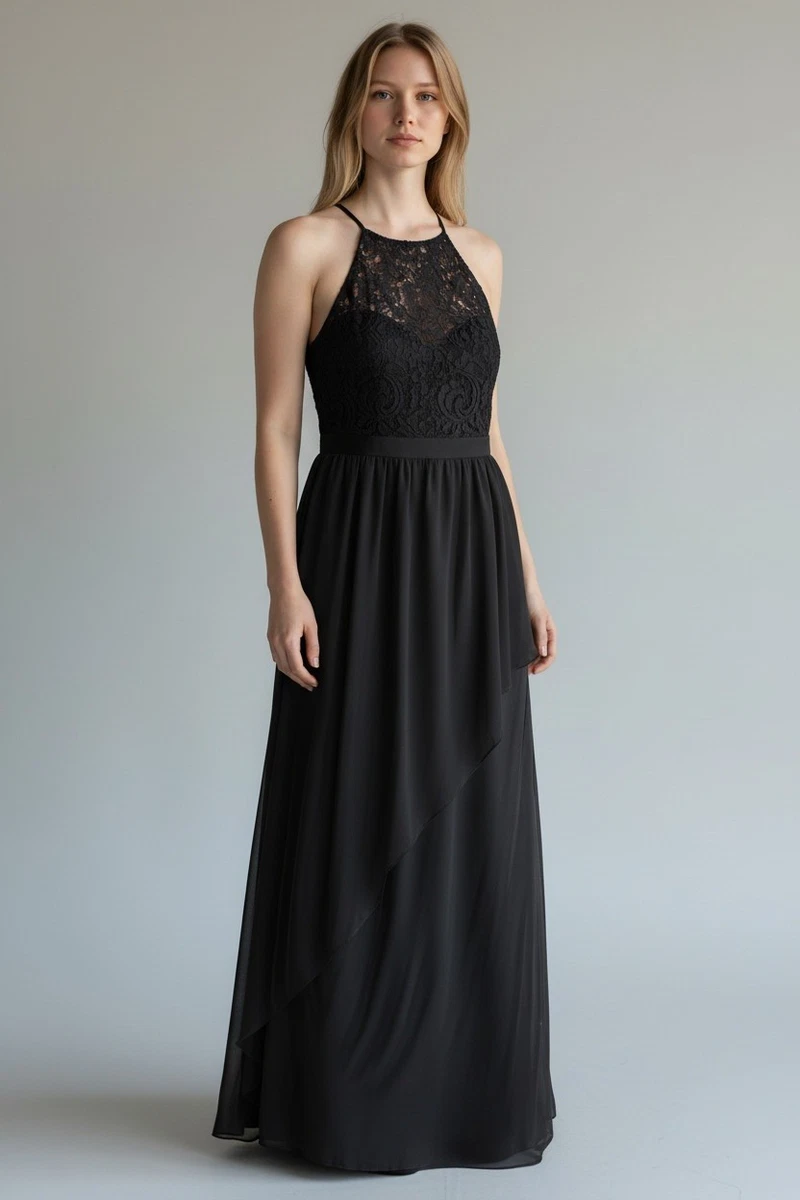 a line off the shoulder wedding dress BABARONI Off-the-shoulder A-line Wedding Dress With Slit Ivory/Champagne, Ivory/Champagne / US0 main image 1