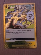 Gum-Gum Dawn Stamp OP13-117 Carrying On His Will Foil