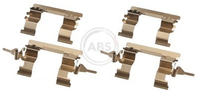 A.B.S. Zubehörsatz Scheibenbremsbelag 1853Q für NISSAN JUKE F15 dCi DIG 4x4
