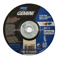 10 Norton Abrasives Depressed Cut Off Wheels 6 x 3/32 x 5/8-11