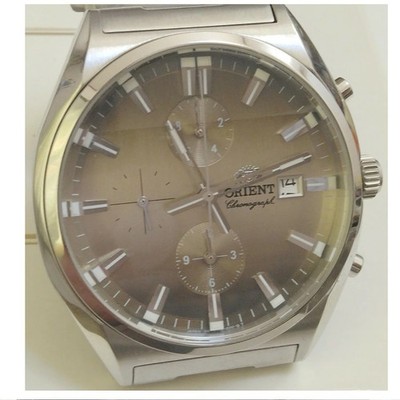 Used  Fully Functional Excellent Condition ORIENT Orient Men s Chronograph Silve