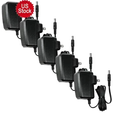 5 pack 12v 1a ac dc power supply adapter for camera led light strip