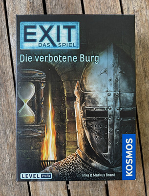 KOSMOS EXIT Das Spiel Die verbotene Burg Escape Brettspiel komplett unbenutzt