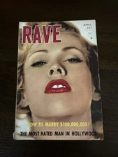 Rave Digest Pin Up Magazine April 1953 #1 Maila Nurmi Vampira Cover