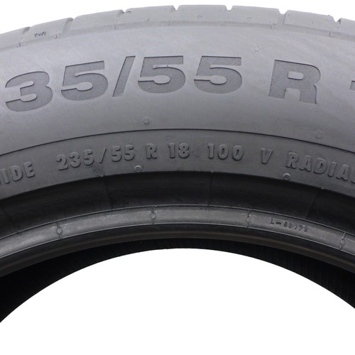235 55 18 1x Continental 235/55 R18 100V Deporte 5 Seal Neumáticos 6mm 2019 - Imagen 2 de 6