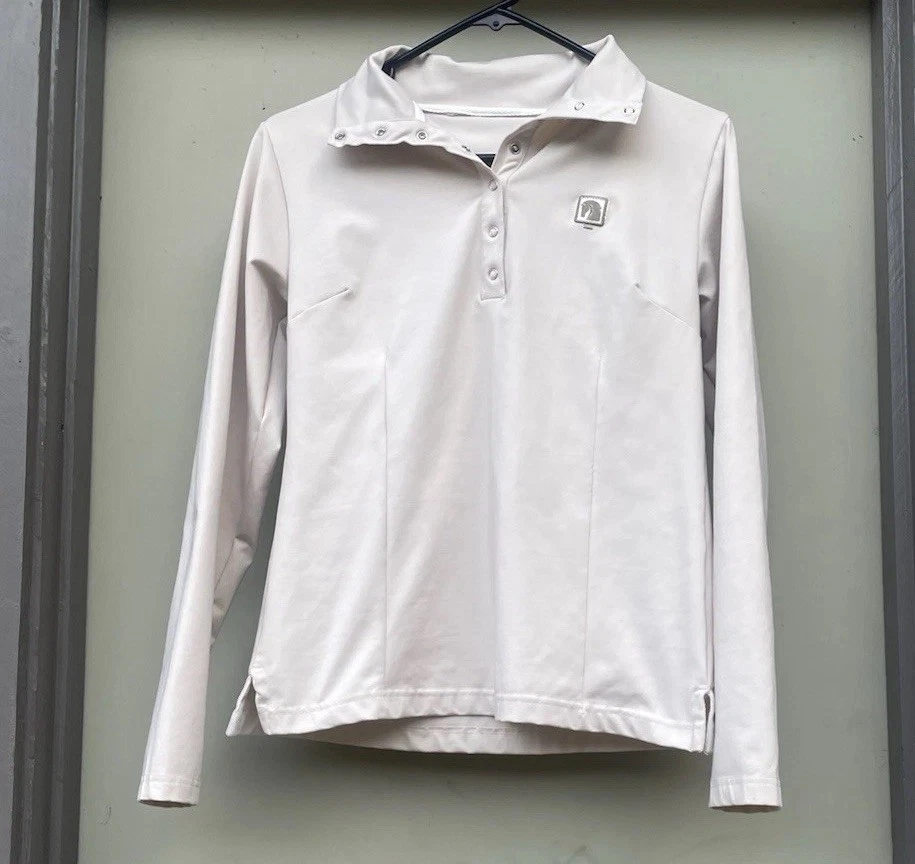 Haut Technique équestre ROMFH Femme XS - Manches Longues 1/4 Zip - Violet Cool Touch
