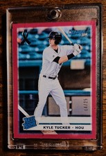2019 Panini Donruss KYLE TUCKER Houston Astros Rated Rookie /25 SSP Encased #43
