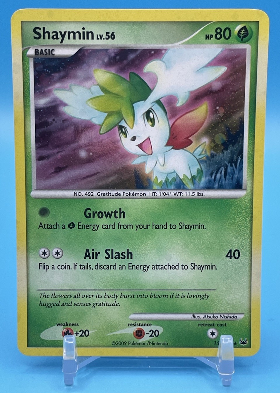 Pokemon TCG Shaymin Holo Rare Platinum 15/127