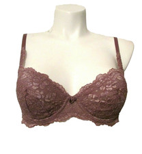 90's Victoria's Secret 3623 Chantilly Lace Second Skin Satin Underwire Bra 36C