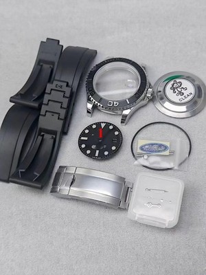 40mm Stainless Steel Watch Case With Band Kit for Role  Yacht-master 2824 3135