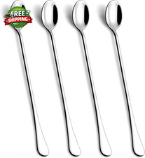 9 5 Inch Long Handle Iced Tea Spoon Coffee Spoons Ice Cream Spoons