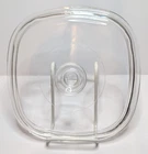Vintage Pyrex Corning Ware A-9-C Square Replacement Lid Only Clear Glass