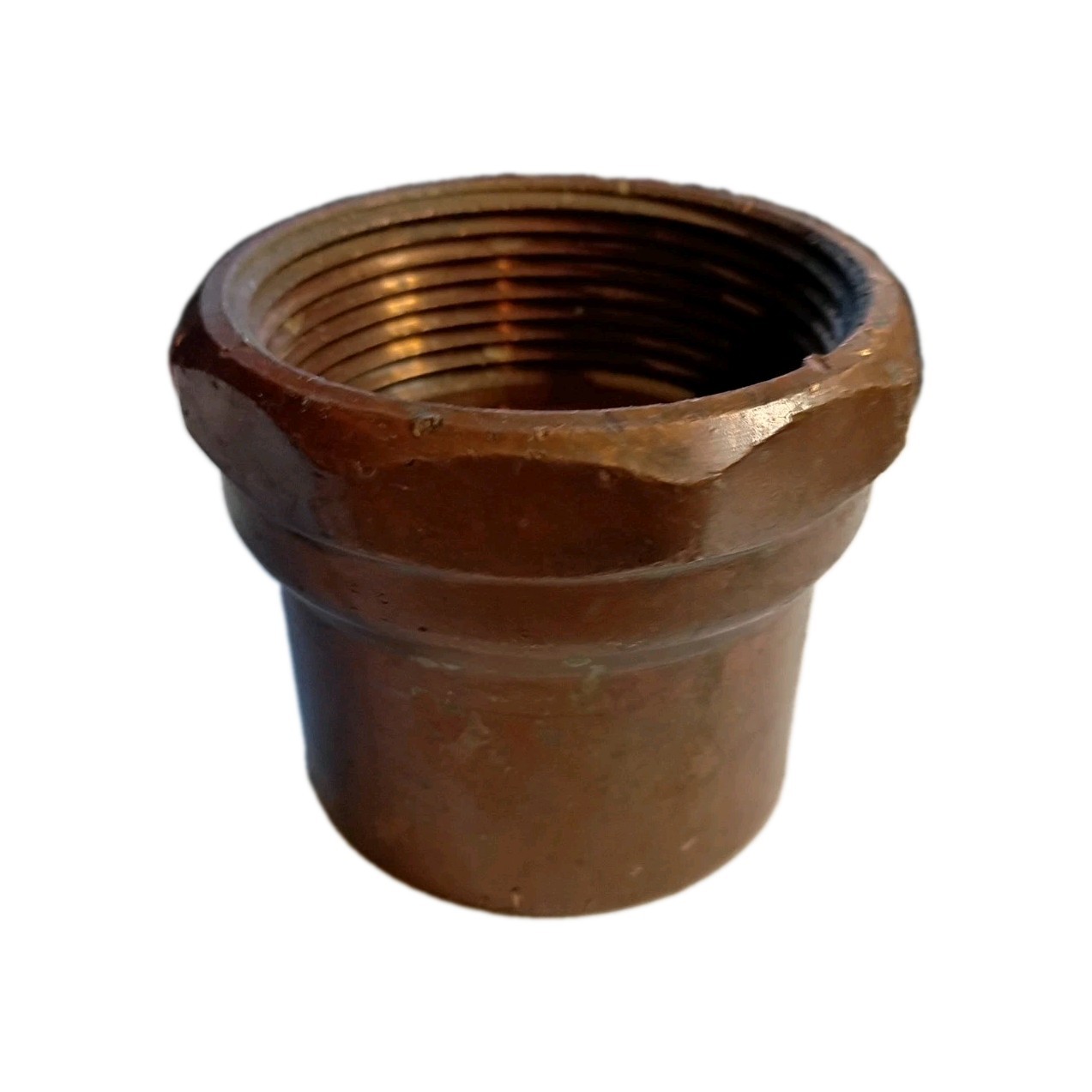 2-1/2 inch Plumbing Threaded Female Adapter Copper Pipe Fitting *See Photos*