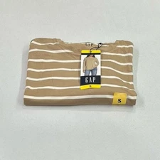 Gap Women's Soft Slub Scoop Neck Long Sleeve T-shirt, Tan, Size S