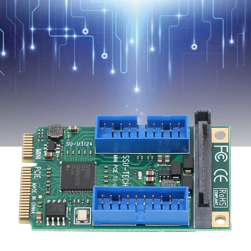 Mini-PCIe Auf USB 3.0-Fronterweiterungskarte Für XP/2003/Vista Win7 KUI