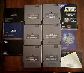 Lotto 6 giochi Nintendo NES con manuali - Swords Serpents Solstice Wizards Warriors