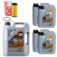 MotoröL Set 4200 5W-30 Liqui Moly 9 Liter + ÖLfilter FüR BMW 7Er 5Er X5 E60 E61