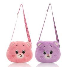 KASESSS 2 Pezzi Borsetta Bambina Piccolo Borsa Ragazza Principessa di Peluche