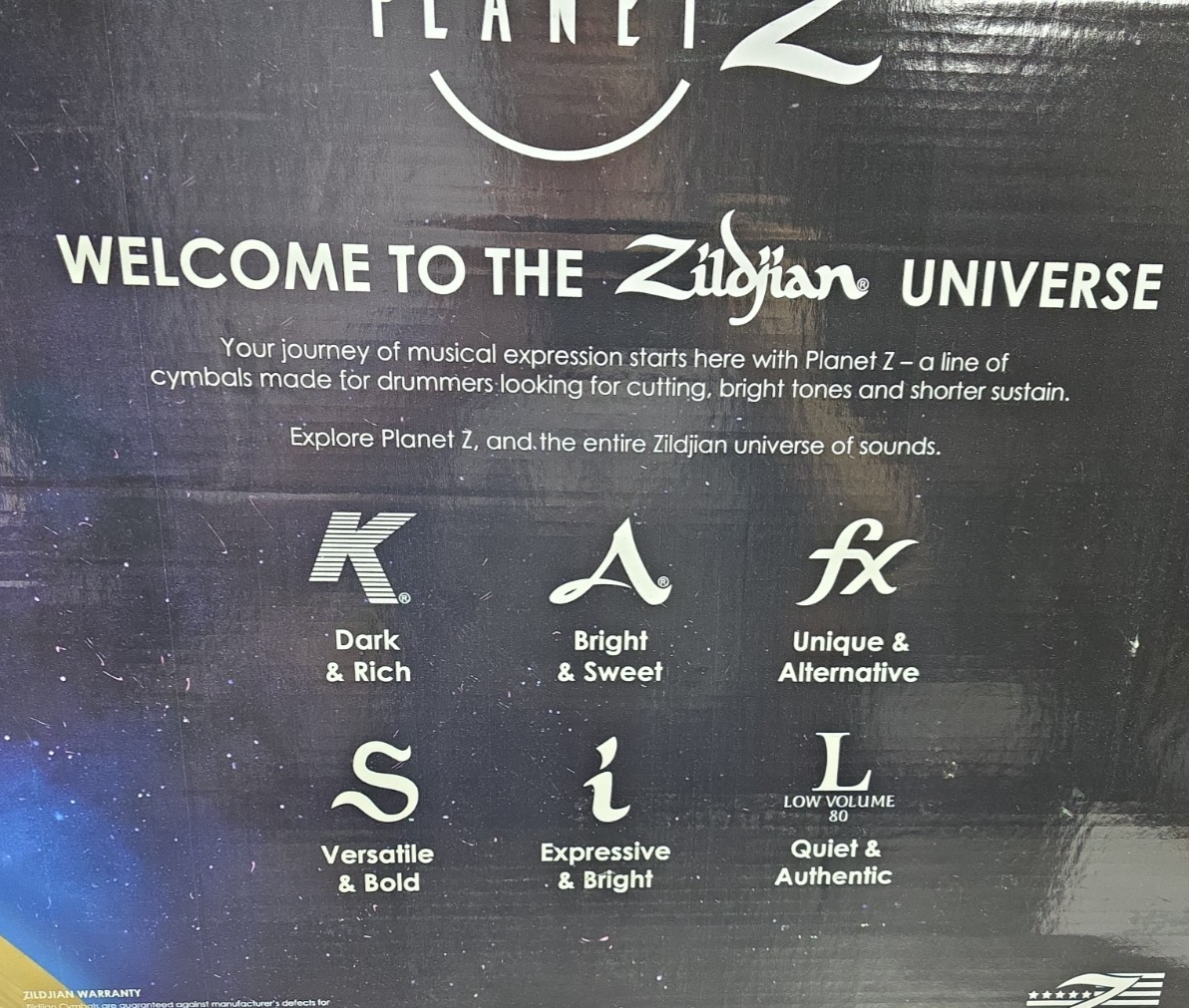 Zildjian Planet Z Complete Cymbal Pack - ZP4PK | eBay