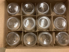 8 oz Glass Jars, 12-Pack Bulk Set   No Lids Included 
