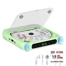 Portable CD Player with Bluetooth, Rechargeable CD Player for Home/Car, Built